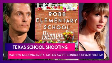 Texas School Shooting: Mathew McConaughey, Taylor Swift, Britney Spears & More Condole Ulvade Victims
